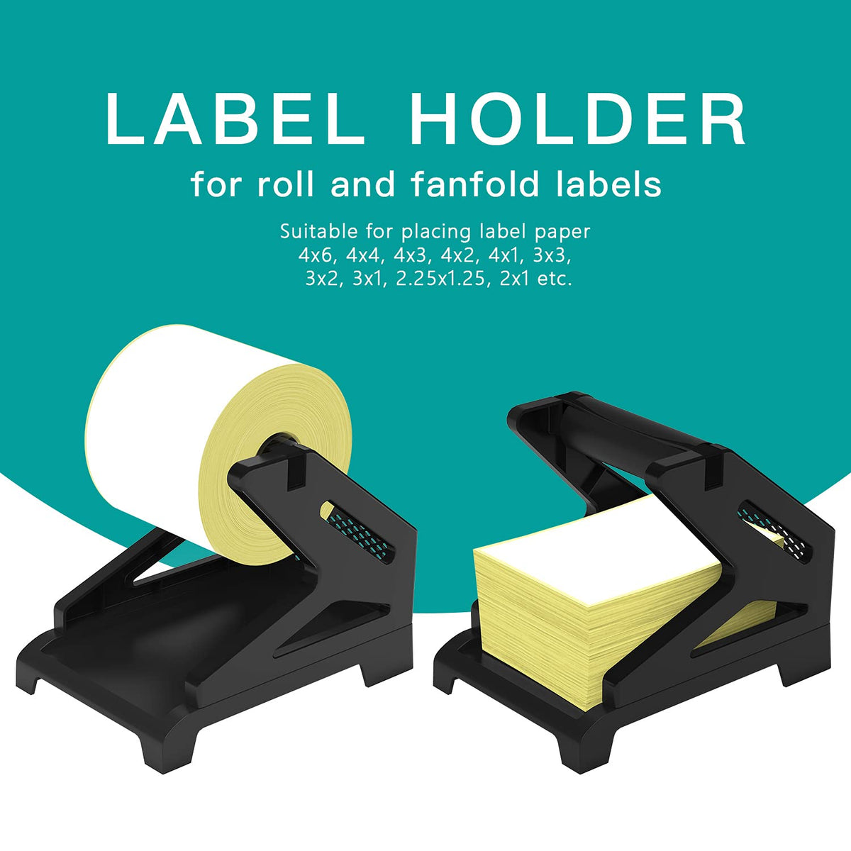 New Style Thermal Label Holder For Rolls And Fan fold Labels - Temu